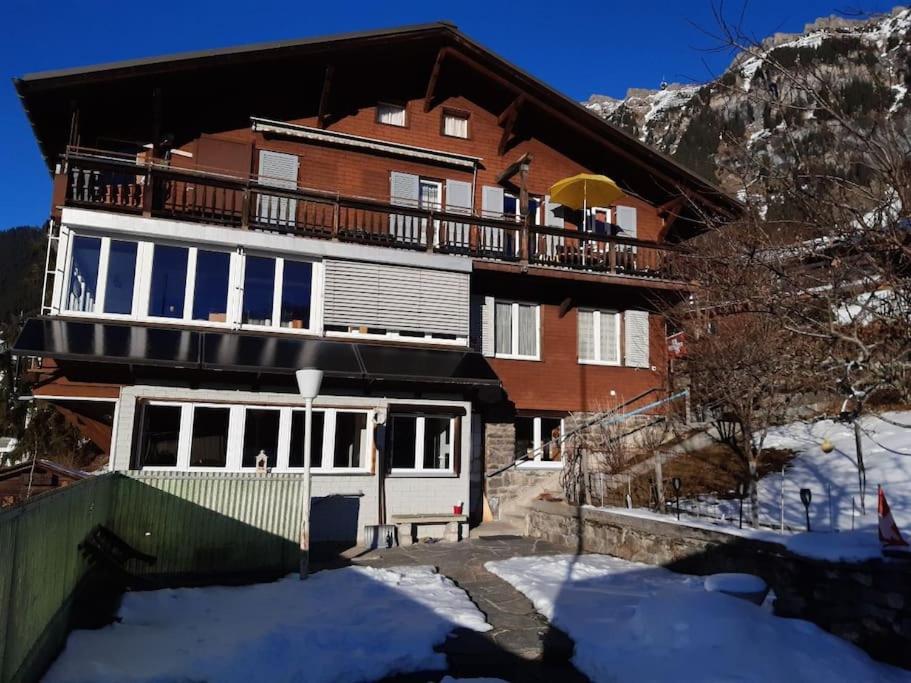 Apartment Chalet Im Sunnigen Usblick Wengen Exteriör bild
